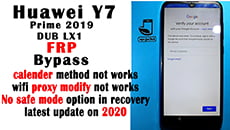 huawei y7 prime frp bypass