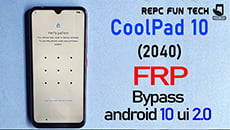coolpad 10 frp bypass
