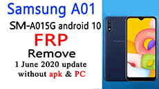 samsung a01 frp bypass