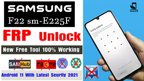 samsung f22 frp